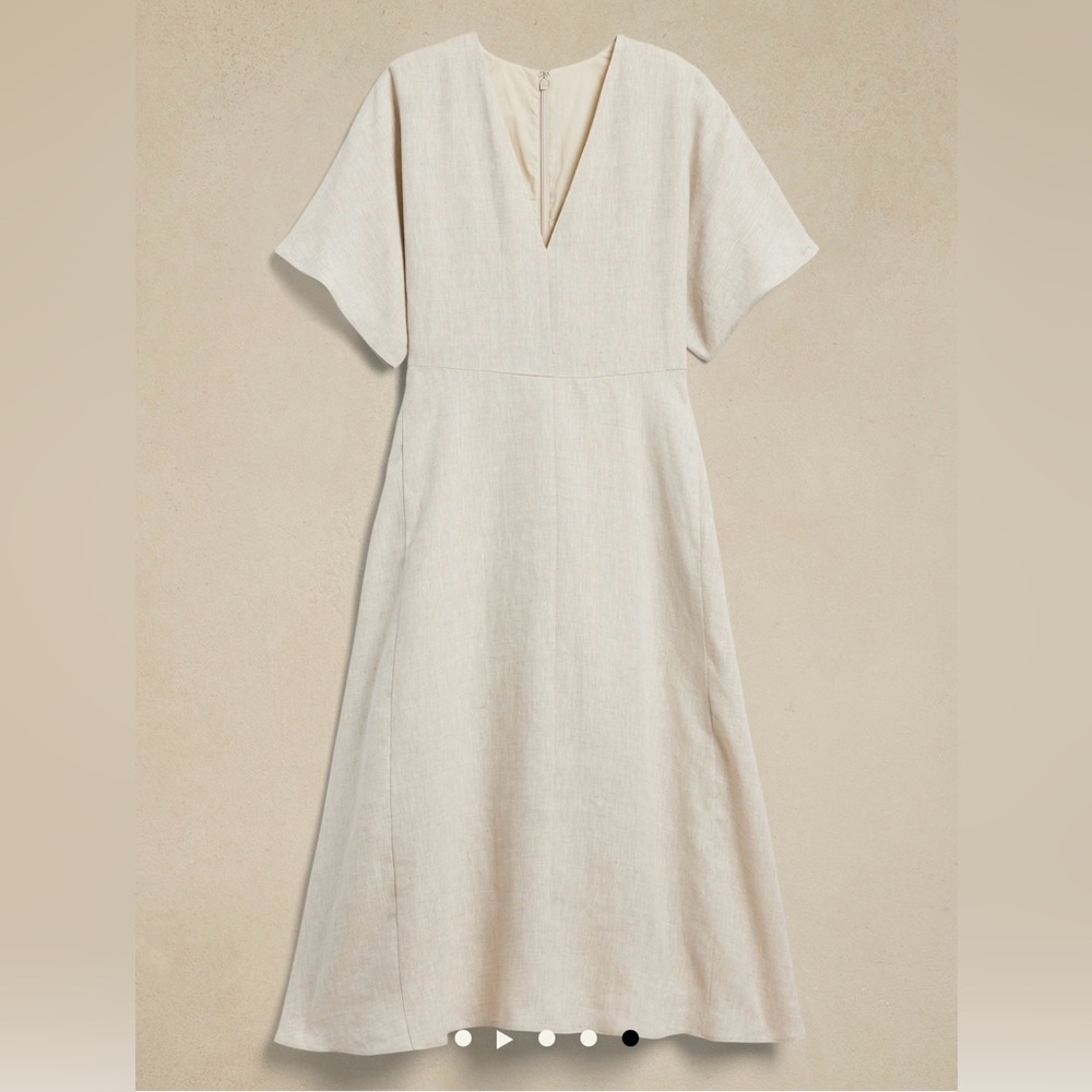 Banana Republic Maya Linen midi dress